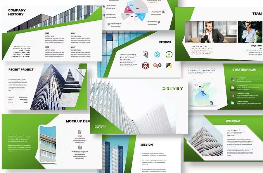 Corporate PowerPoint template 5