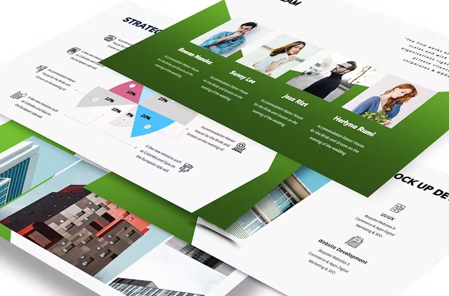 Corporate PowerPoint template 6