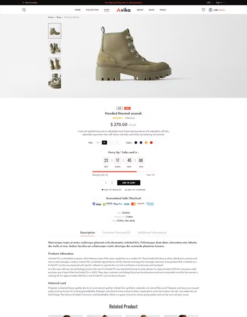 Multipurpose eCommerce PSD Template 1