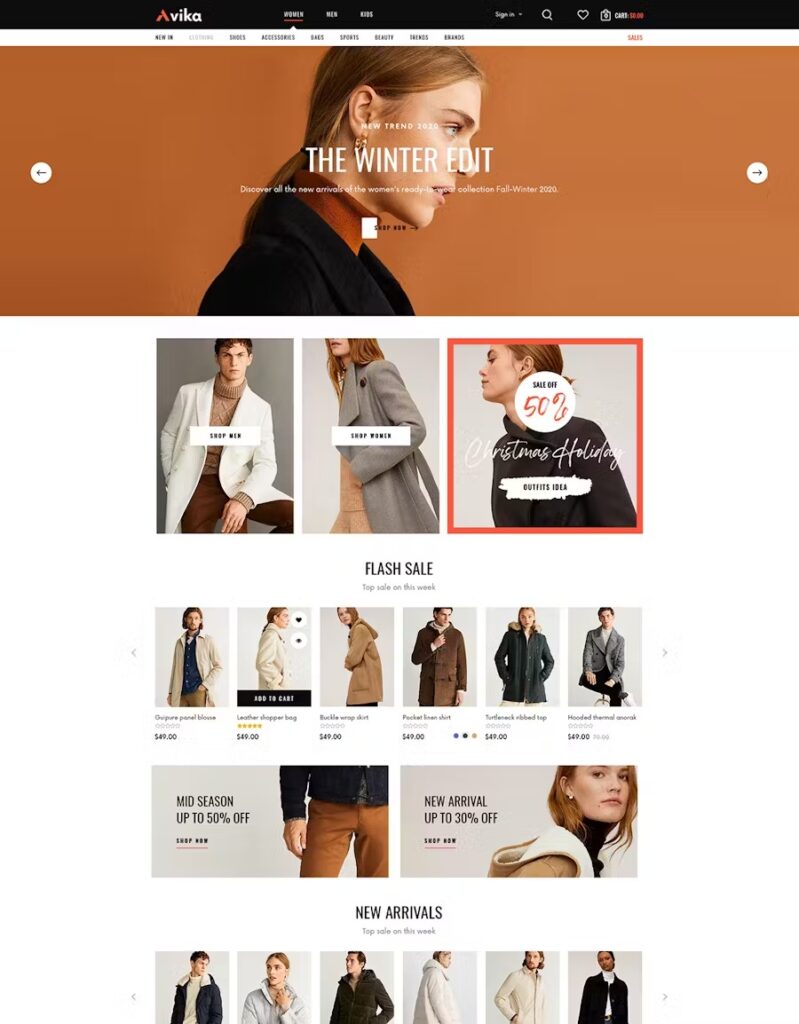 Multipurpose eCommerce PSD Template 11