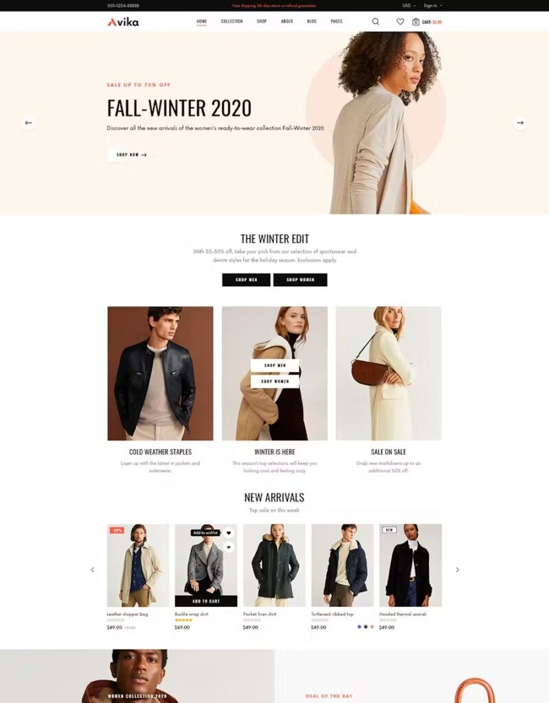 Multipurpose eCommerce PSD Template 14