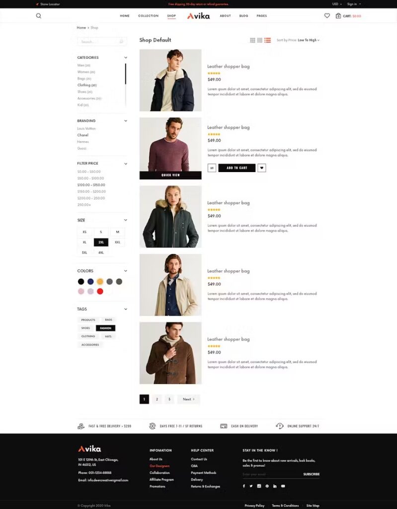 Multipurpose eCommerce PSD Template 2