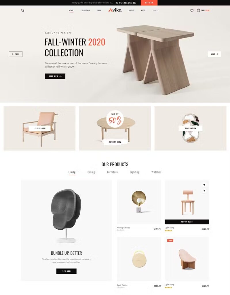 Multipurpose eCommerce PSD Template 8