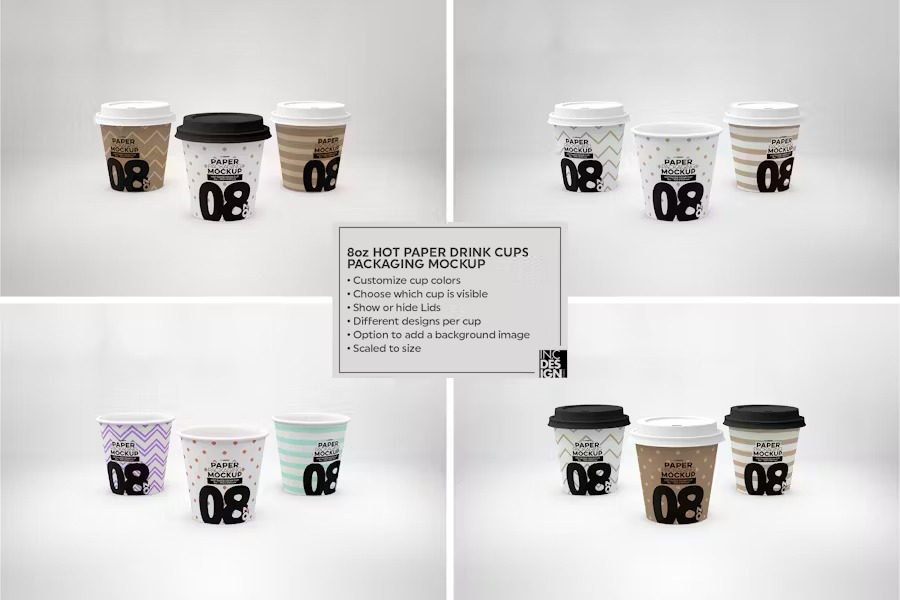 Paper beverage cup packaging 10