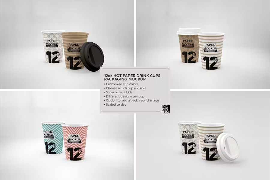 Paper beverage cup packaging 12