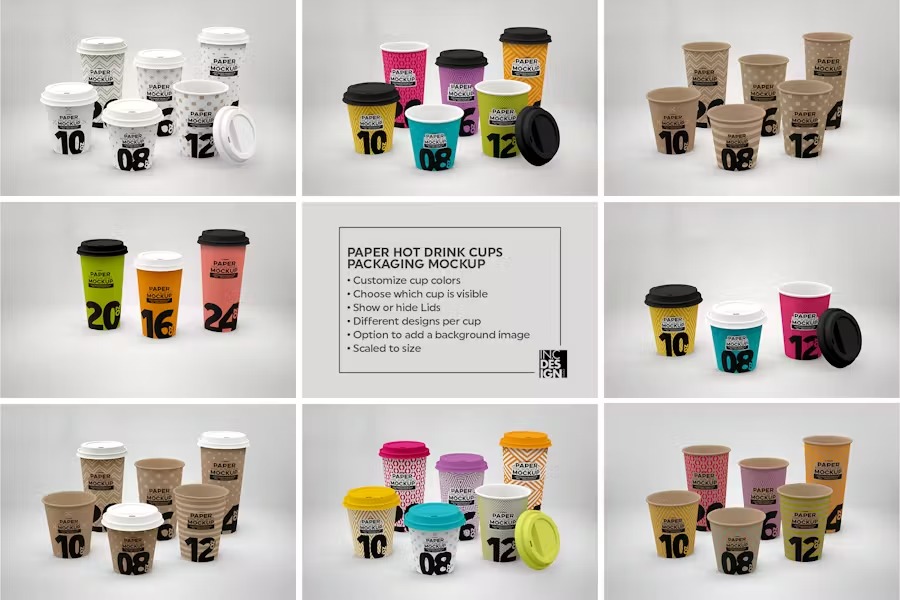 Paper beverage cup packaging 5