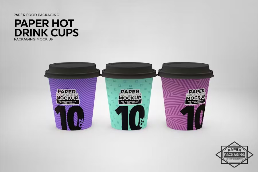 Paper beverage cup packaging 7